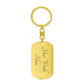 Proud Veteran Keychain - Personalized
