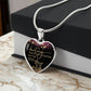 Darling This is Just a Chapter Heart Necklace - Engraved