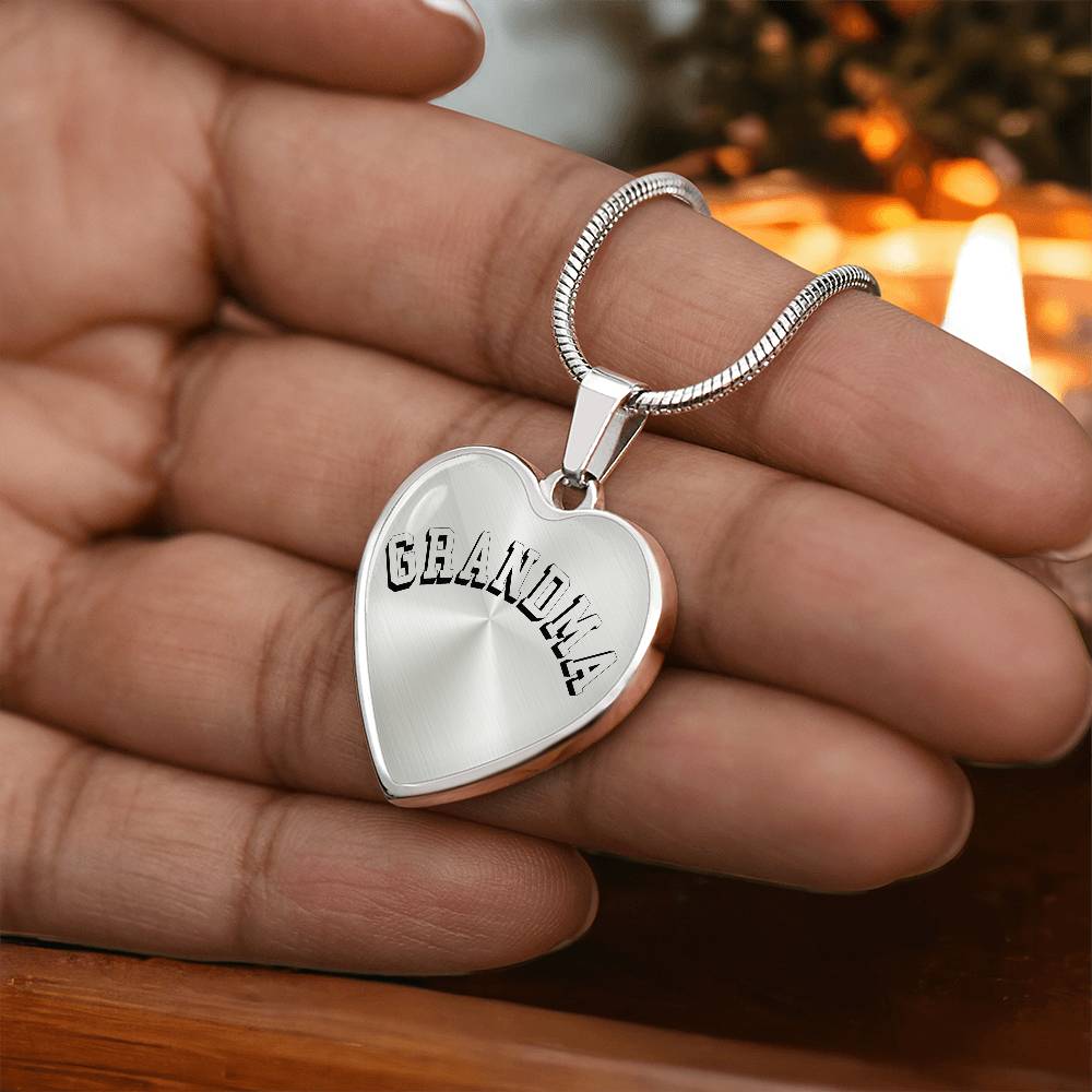 Grandma Necklace - Engraved with Kids Names