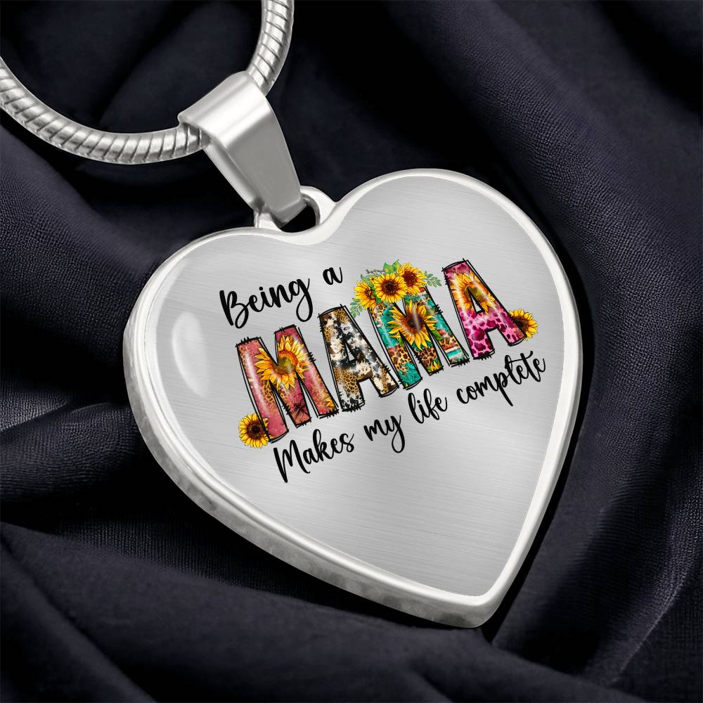 Being A Mama Necklace - Personalized with Kids Names