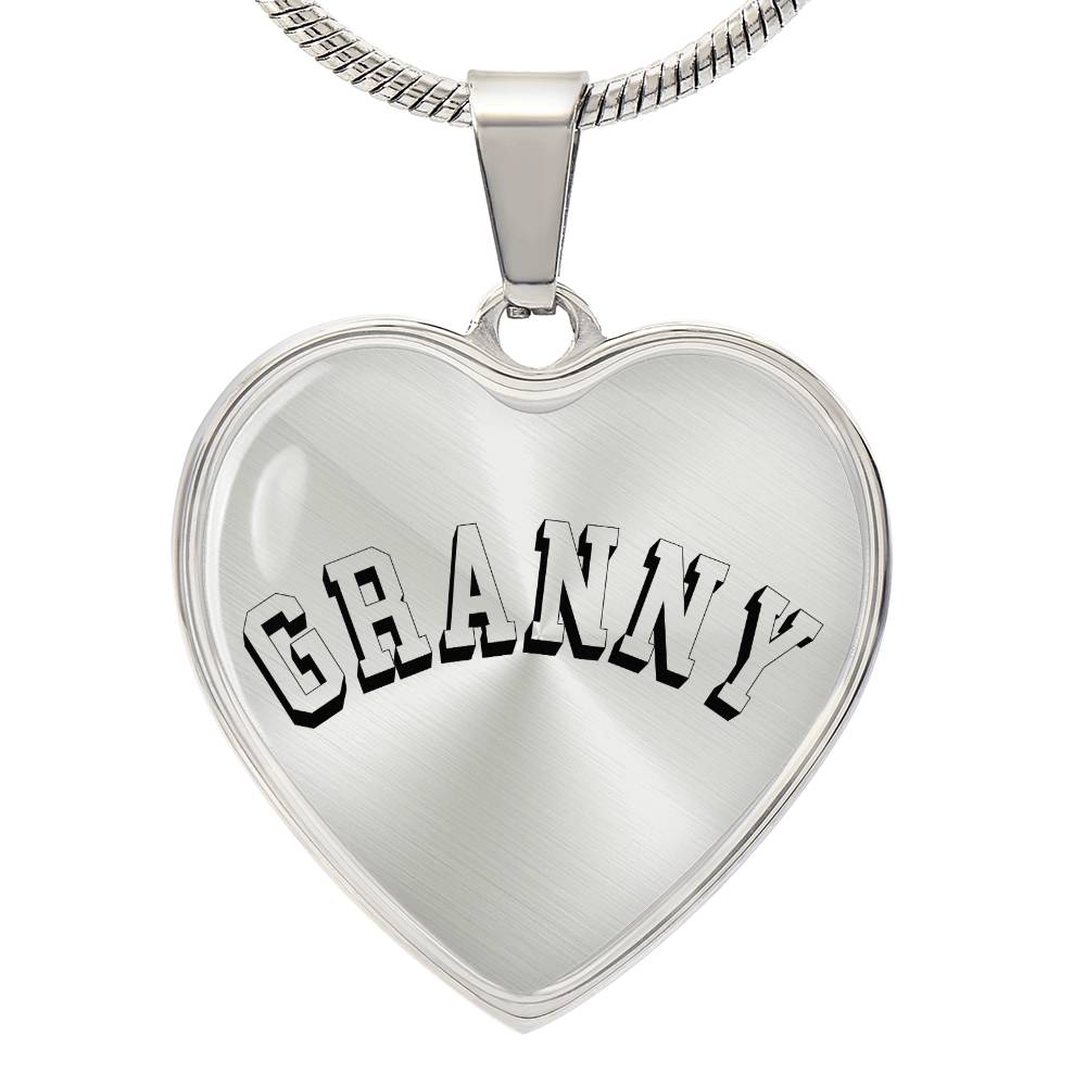 Granny Necklace - Engraved with Kids Names