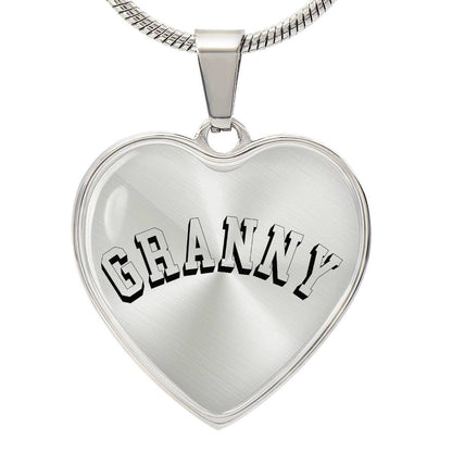 Granny Necklace - Engraved with Kids Names