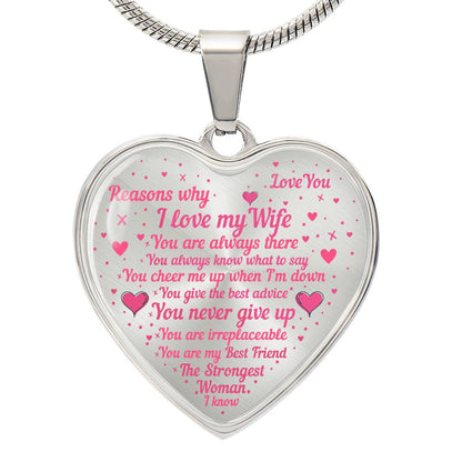 To My Wife Necklace