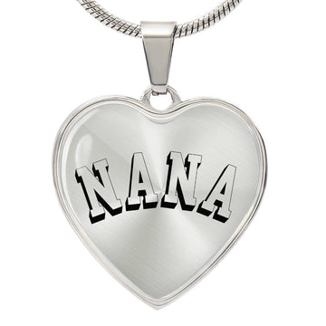 Nana Necklace - Engraved with Kids Names