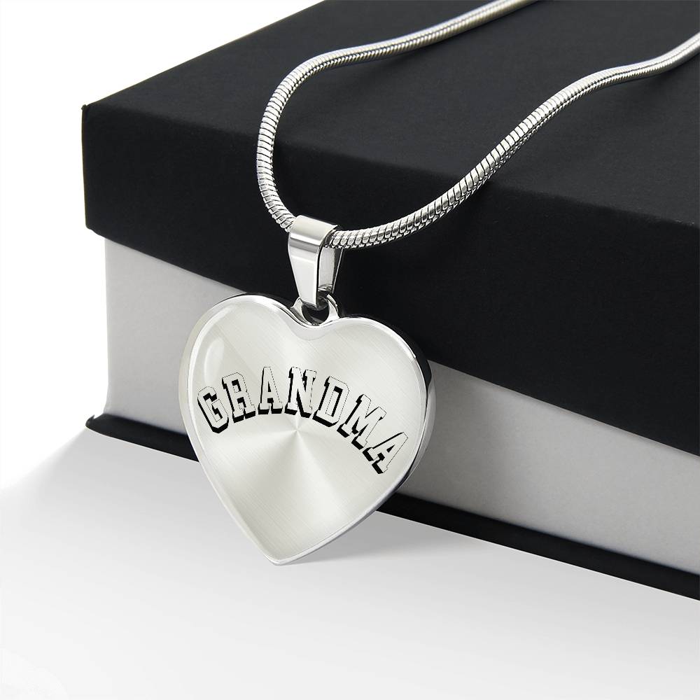 Grandma Necklace - Engraved with Kids Names