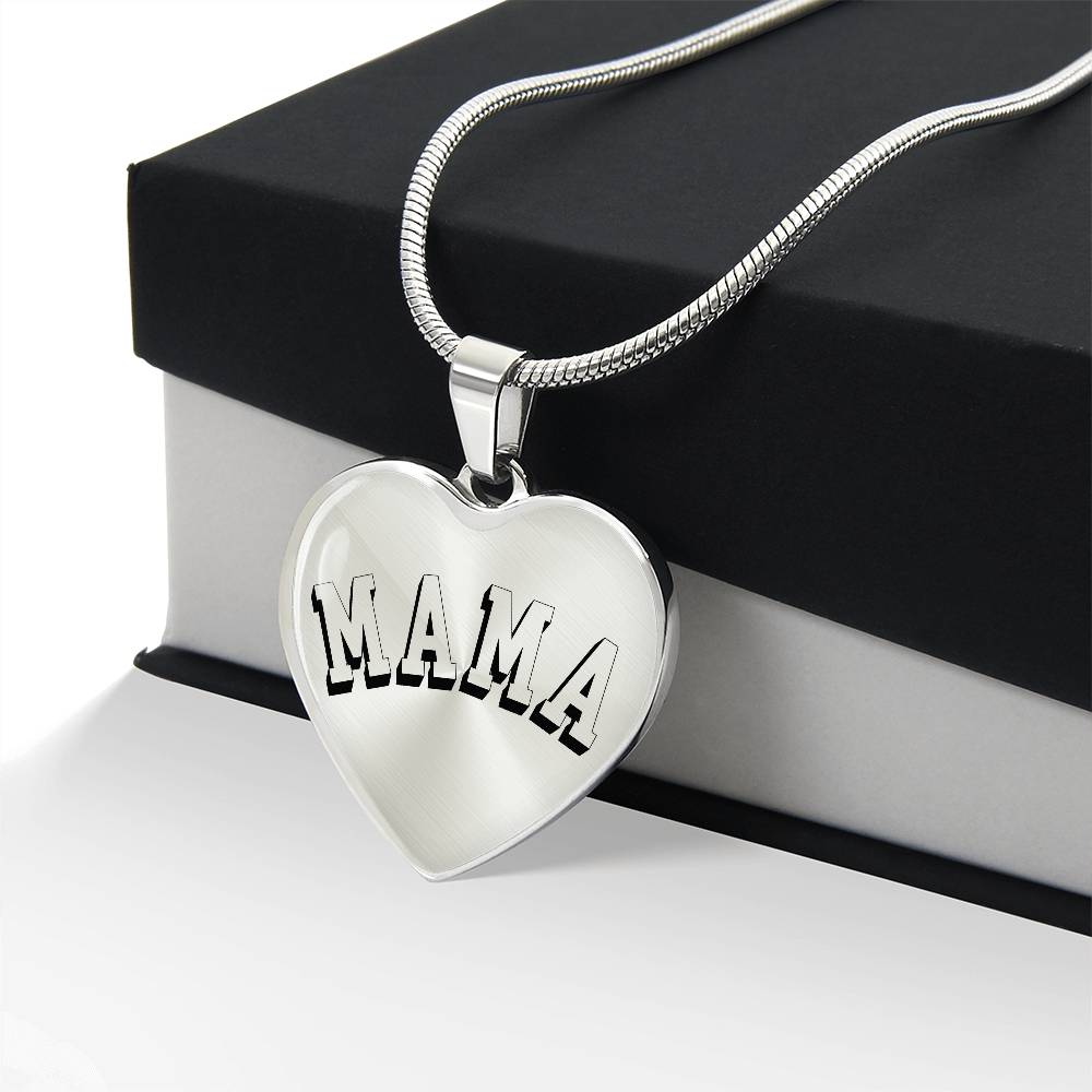 Mama Necklace - Engraved with Kids Names - c