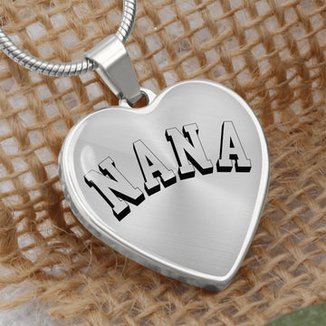 Nana Necklace - Engraved with Kids Names