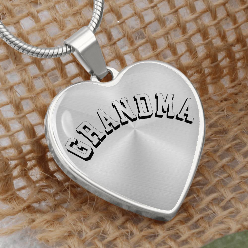 Grandma Necklace - Engraved with Kids Names