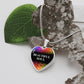 Beautiful Girl Graphic Heart Pendant Necklace
