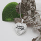 I am Enough Heart Necklace - Engraved