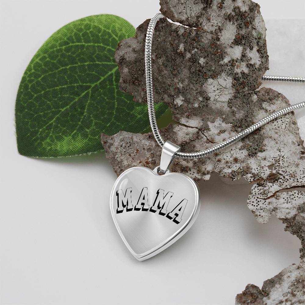 Mama Necklace - Engraved with Kids Names