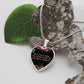 Beautiful Girl  Engraved Heart Pendant Necklace