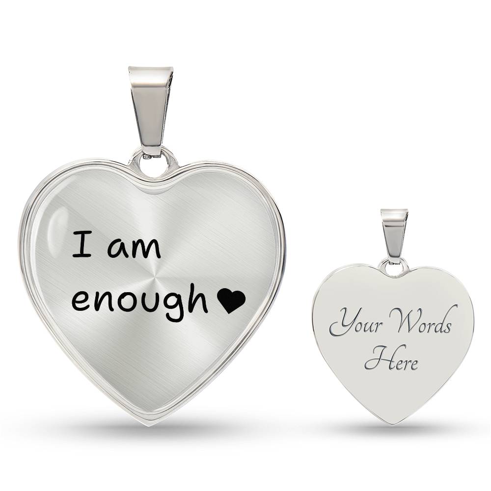 I Am Enough Necklace -Personalized