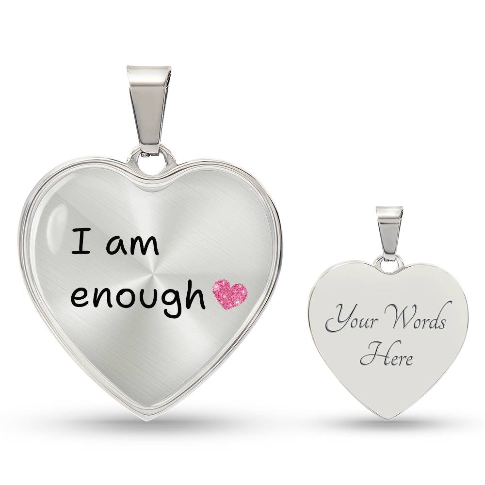 I Am Enough Necklace -Personalized