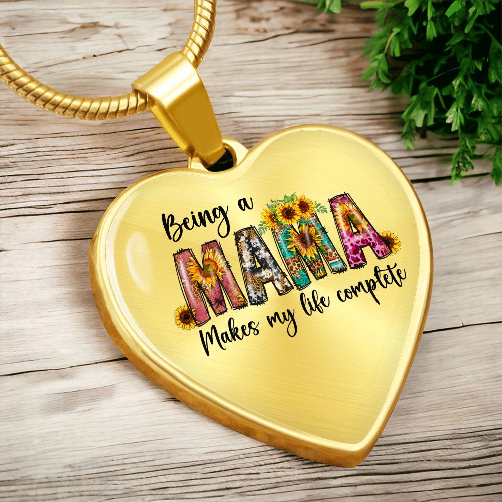 Being A Mama Necklace - Personalized with Kids Names