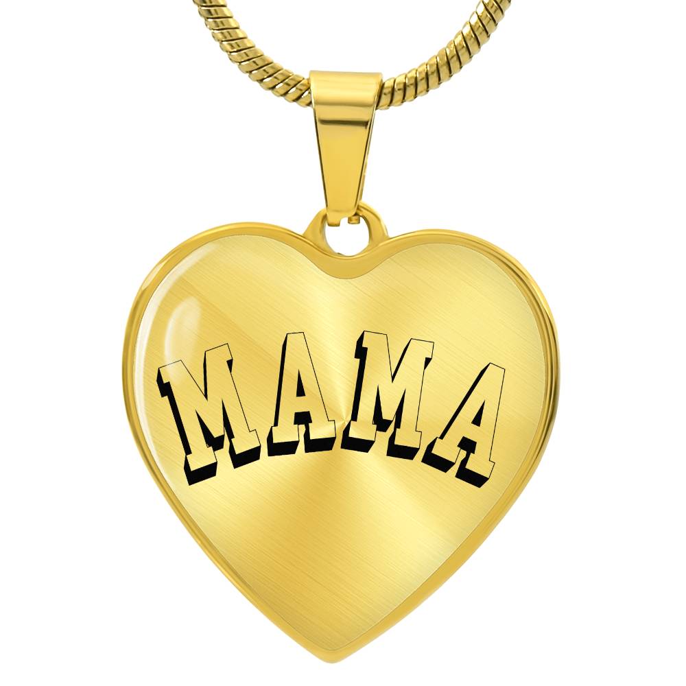 Mama Necklace - Engraved with Kids Names - d