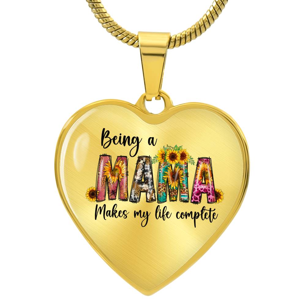 Being A Mama Necklace - Personalized with Kids Names