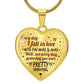 Every Day I Fall in Love - Engraved Necklace - Funny
