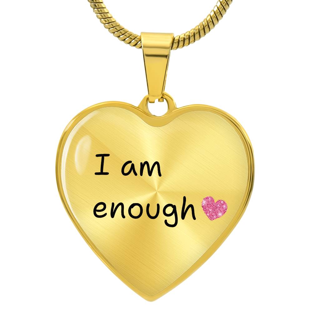 I Am Enough Necklace -Personalized