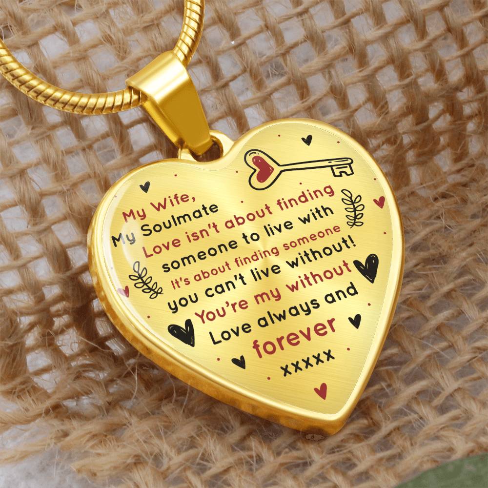 To My Wife Necklace