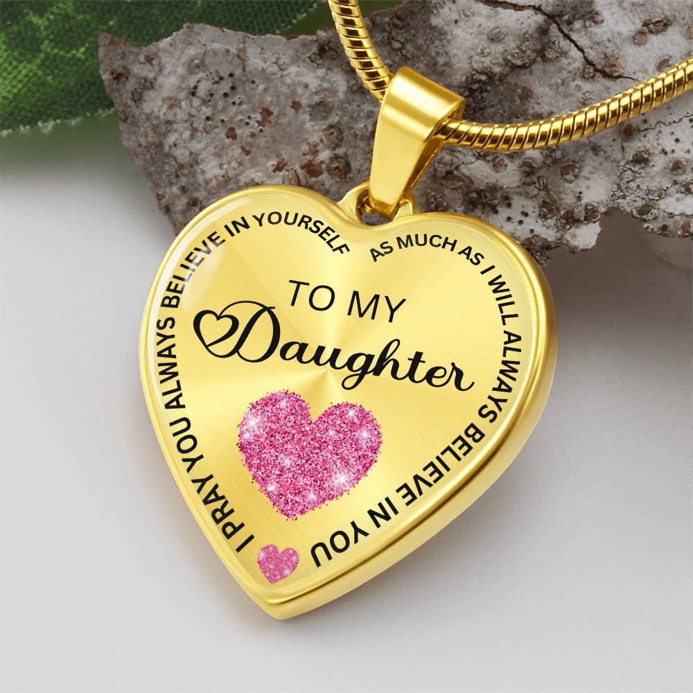 I Believe in You Personalized Necklace - To My Daughter