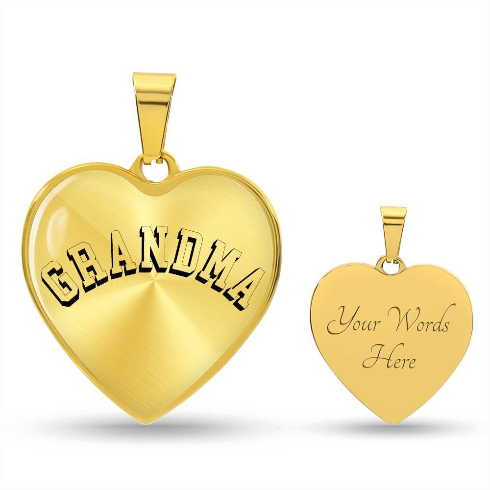 Grandma Necklace - Engraved with Kids Names