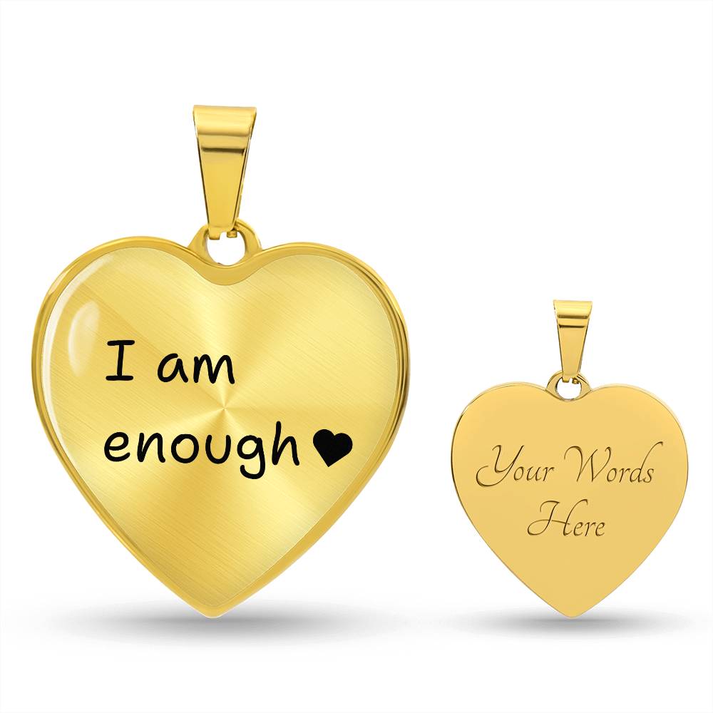 I Am Enough Necklace -Personalized