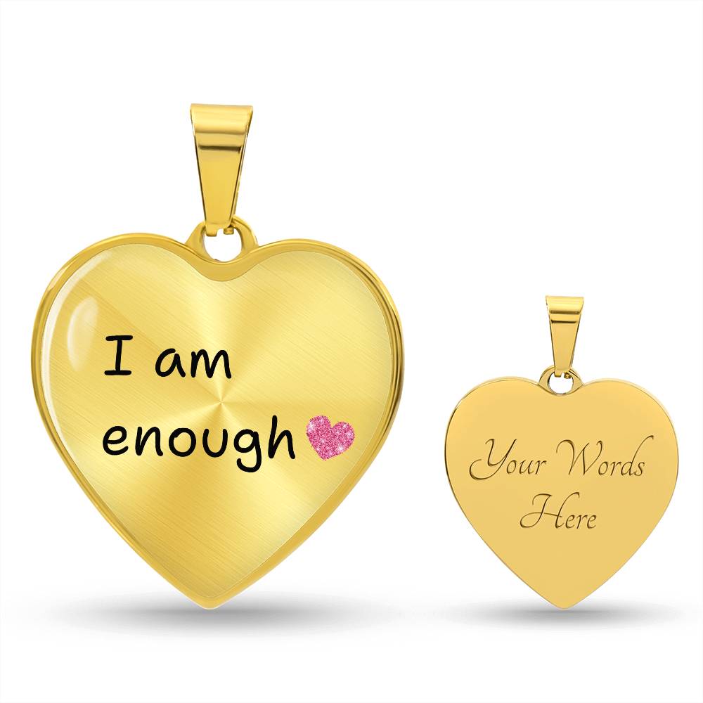 I Am Enough Necklace -Personalized