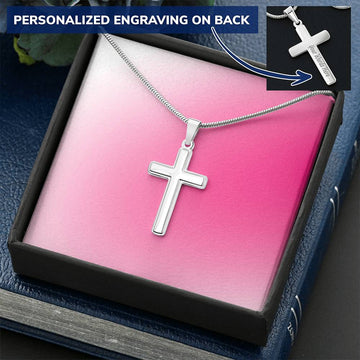 Custom Cross Necklace for Girls