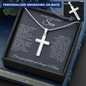 To My Amazing Son - Engraved Cross Necklace