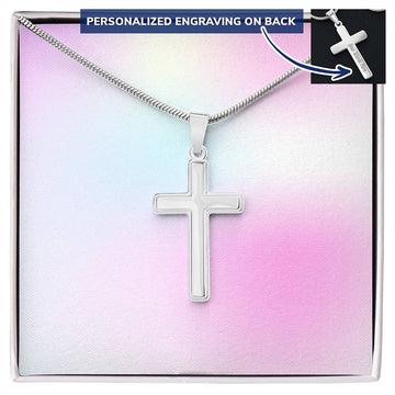 Custom Cross Necklace for Girls