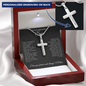To My Amazing Son - Engraved Cross Necklace