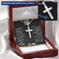 To My Son from Mom - Trust God Laser Engraved Cross Necklace