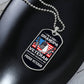 Nothing Scares Me - Grandpa - Proud Veteran - Dog Tag Necklace