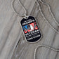 Nothing Scares Me - Grandpa - Proud Veteran - Dog Tag Necklace