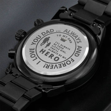 Always Be My Hero Watch | Engraved Watch