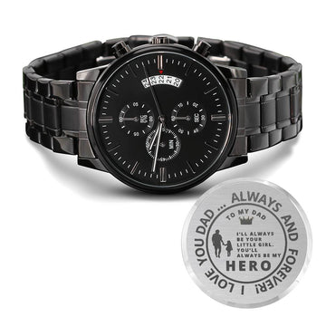 Always Be My Hero Watch | Engraved Watch