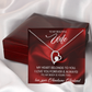 My Heart Belongs To You - Forever Love Necklace, Message Card and Gift Box
