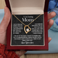To My Loving Mom - Forever Love Necklace and Message Card Gift Set