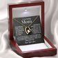 To My Loving Mom - Forever Love Necklace and Message Card Gift Set