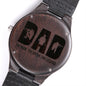Dad The Man The Myth The Legend | Engraved Wooden Watch