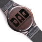 Dad The Man The Myth The Legend | Engraved Wooden Watch