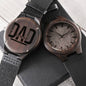 Dad The Man The Myth The Legend | Engraved Wooden Watch