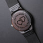 I Love You More Watch - Engraved Wooden Watch