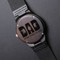 Dad The Man The Myth The Legend | Engraved Wooden Watch