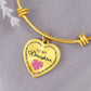 I Believe in You Personalized Bangle Bracelet  - To My Daughter