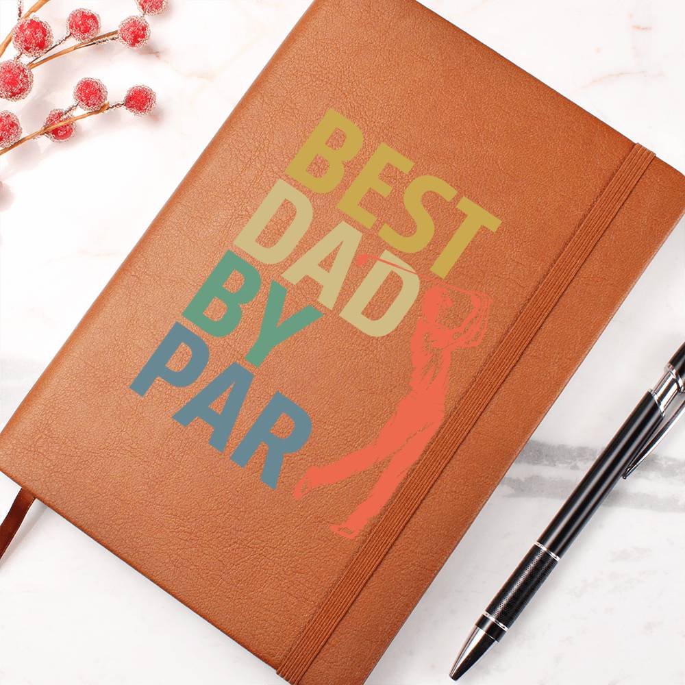 Best Dad by Par | Vegan Leather Journal