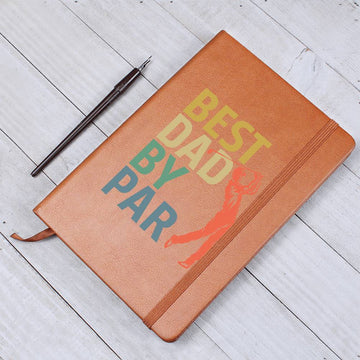 Best Dad by Par | Vegan Leather Journal