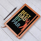 Best Dad by Par | Vegan Leather Journal
