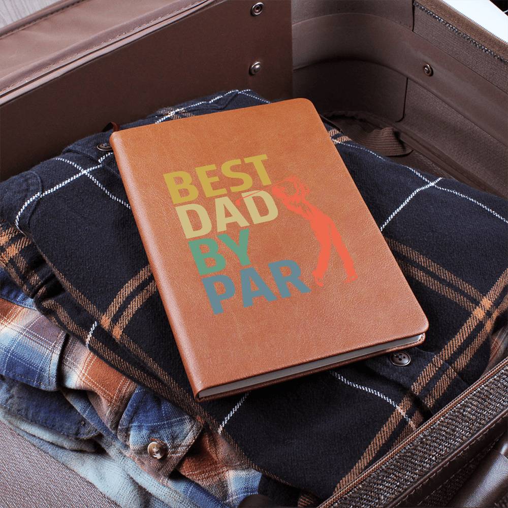 Best Dad by Par | Vegan Leather Journal